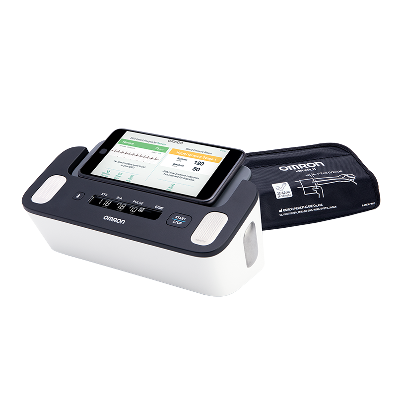 Complete™ Wireless Upper Arm Blood Pressure Monitor + EKG view 1