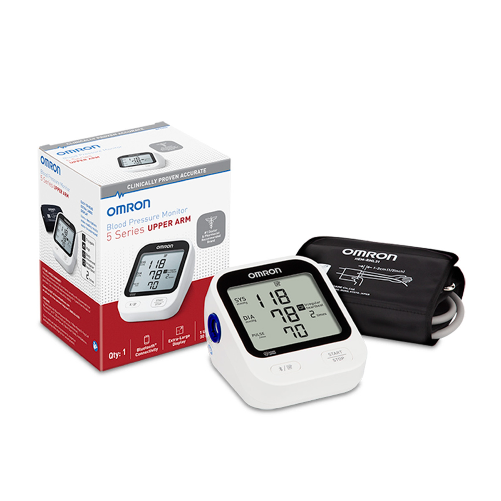 5 Series® Upper Arm Blood Pressure Monitor | OMRON Healthcare
