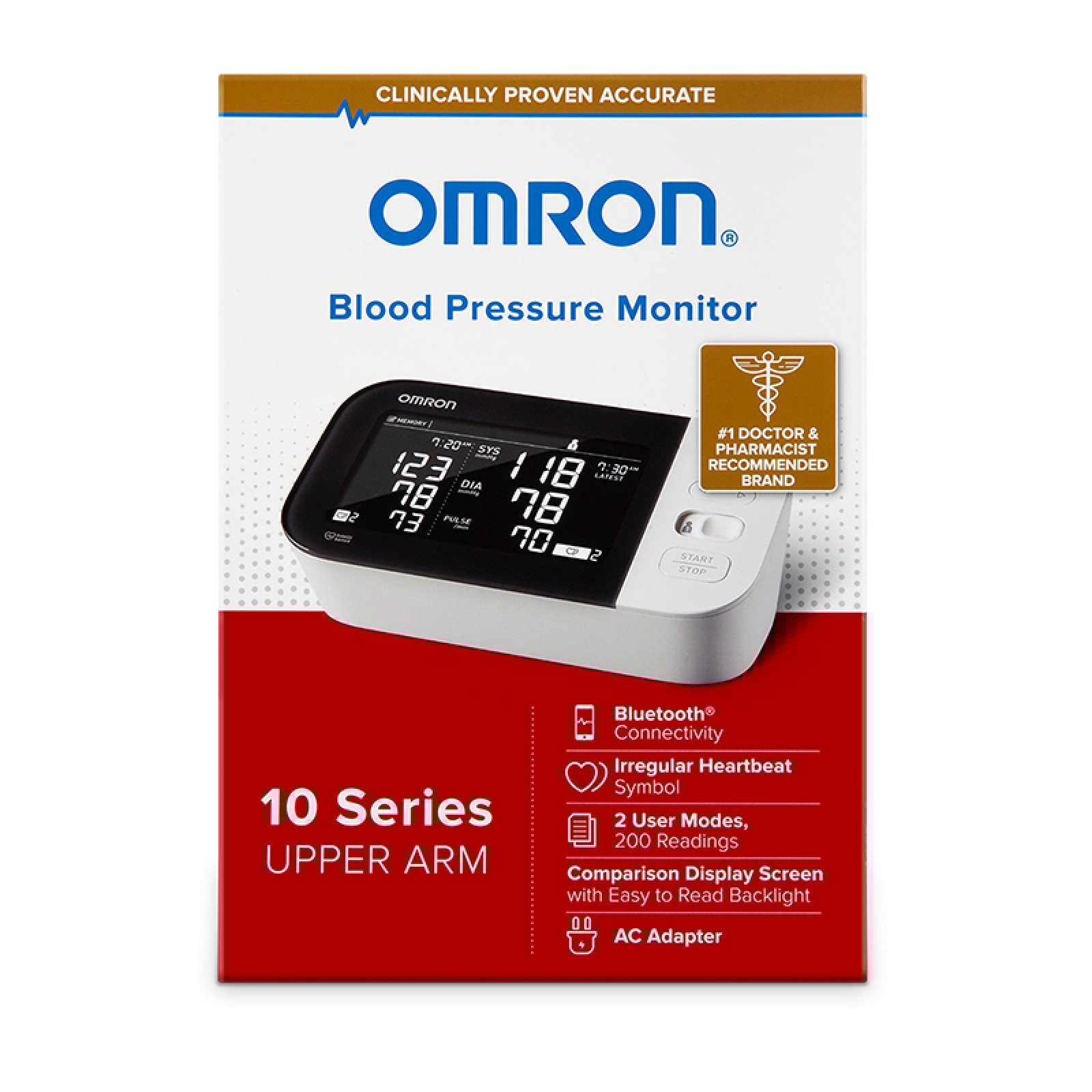 10 Series Upper Arm Blood Pressure Monitor - BP7450 - box | OMRON
