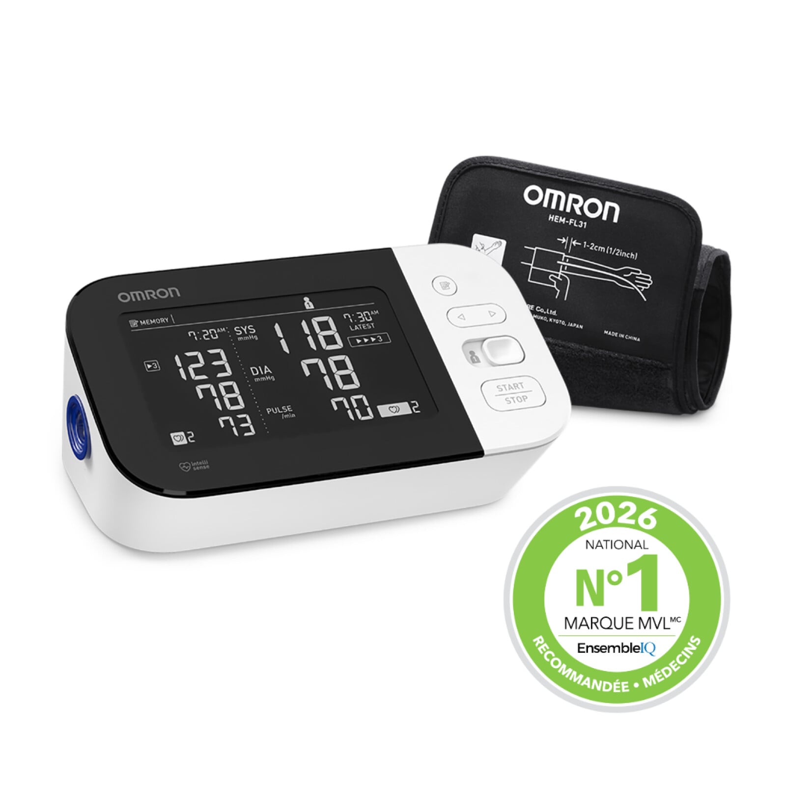 BP7450CAN | EnsembleIQ 2026 National No 1 Marque MVL Recommandée Médecins