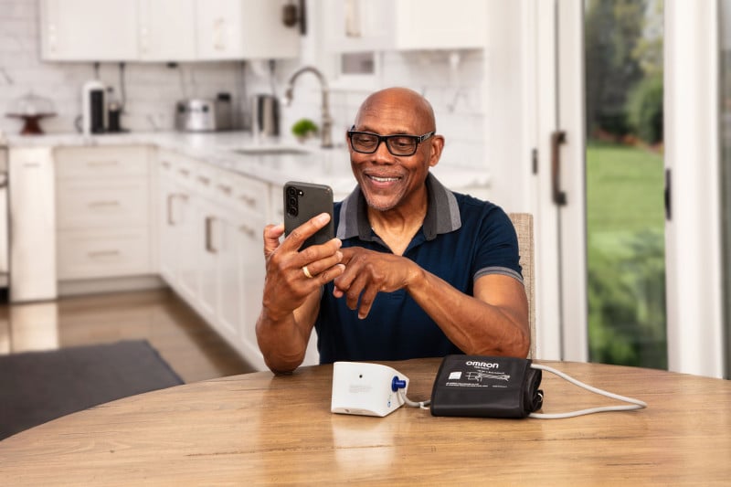 Man looking at phone