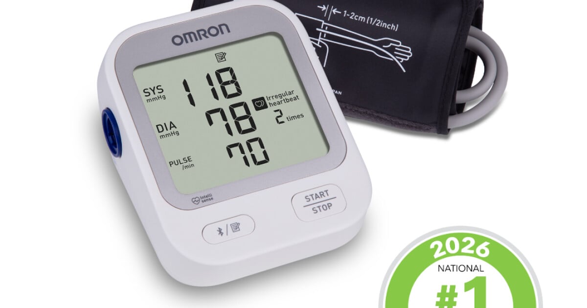Silver Upper Arm Blood Pressure Monitor | OMRON Healthcare - OMRON