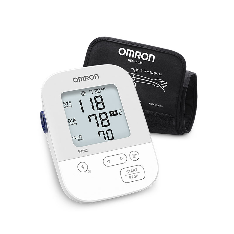 Silver Upper Arm Blood Pressure Monitor - hero | OMRON Healthcare