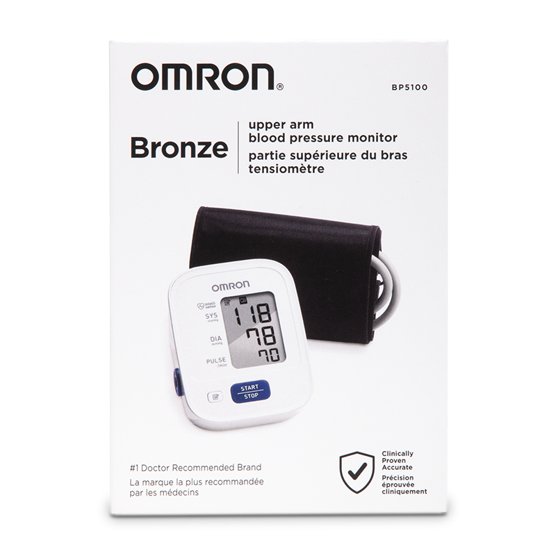 Bronze Upper Arm Blood Pressure Monitor view 2