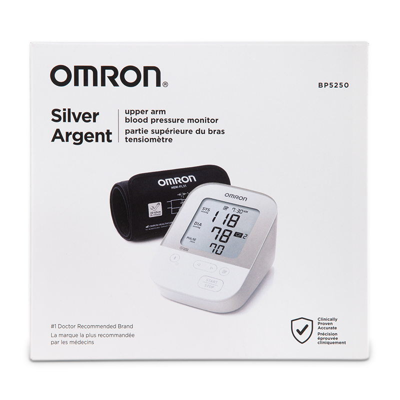 Silver Wireless Upper Arm Blood Pressure Monitor view 2
