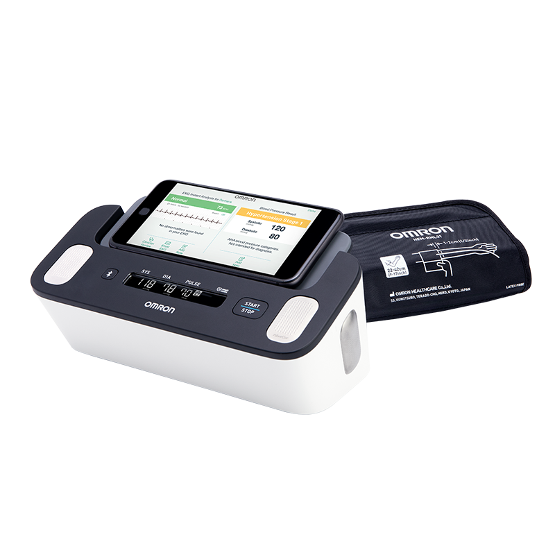 Complete™ Wireless Upper Arm Blood Pressure Monitor + EKG view 1
