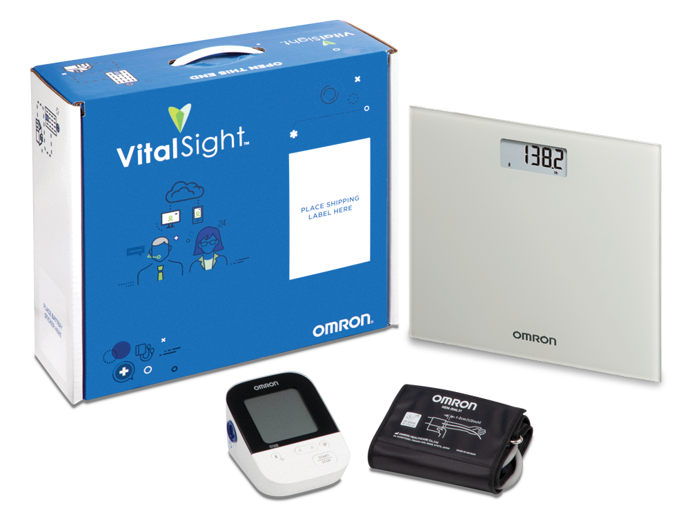VitalSight by OMRON Kit - Blood Pressure Monitor and Scale